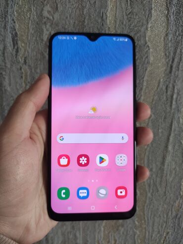 Samsung: Samsung Galaxy A30s, 64 GB, rəng - Göy, Düyməli, Sensor, Barmaq izi