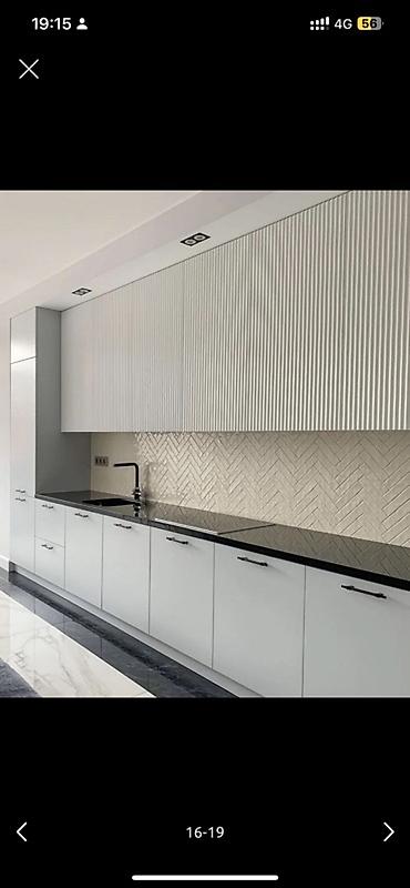 Кухонные гарнитуры: Кухни на заказ под ваш интерьер - Современные линейные гарнитуры с — 5