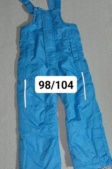 zenske ski pantalone bele: 98-104, bоја - Svetloplava