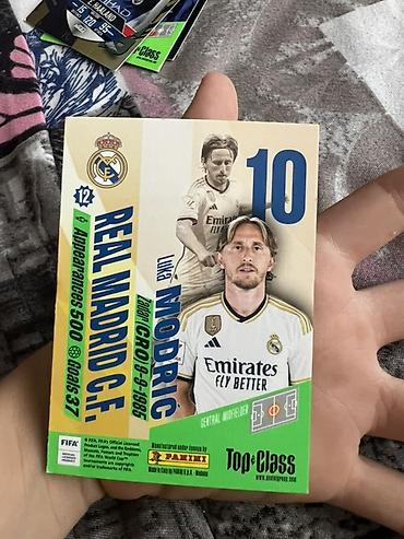 İncəsənət və kolleksiyalar: Panini “Top Class” futbol kolleksiya kartları dəsti Məzmun: - Panini — 5