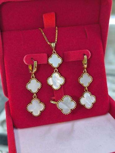 Серебряные наборы украшений: Набор украшений, Проба 925, Женские, Новый — 6