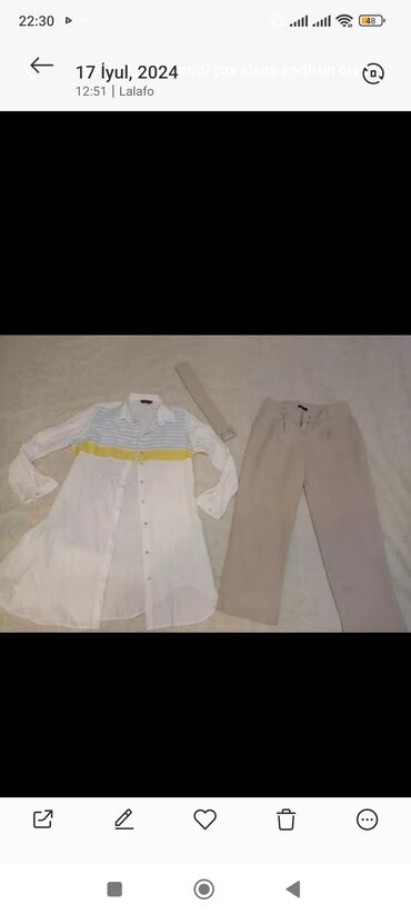 Qadın şalvarları: Şalvar, Adamo, L, rəng - Qara — 2