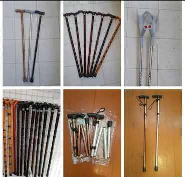 Yerimək üçün arabalar, çəliklər, əsalar, rollatorlar: Əsaslı Yürümə Köməkçiləri – Əsa və Qoltuqağacı Modelləri Məhsul