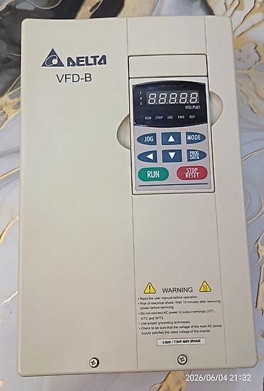 cruze led: Delta VFD-B frekans çeviricisi (VFD015S43A) 5.5 Kw - Seriya: VFD-B - — 1