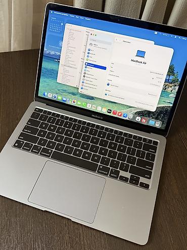 macbook m4 air: Для учебы, Б/у, Apple M1, ОЗУ, RAM: 8 ГБ — 1