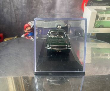 Avtomobil modelləri: Коллекционная модель Ford Mustang GT Bullit darkgreen 1968 Steve — 7