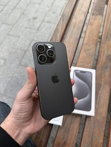Apple iPhone: IPhone 15 Pro, 256 GB, Qara, Face ID — 23