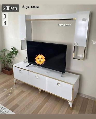 stend: Yeni, Düz TV altlığı, Polkalı — 1