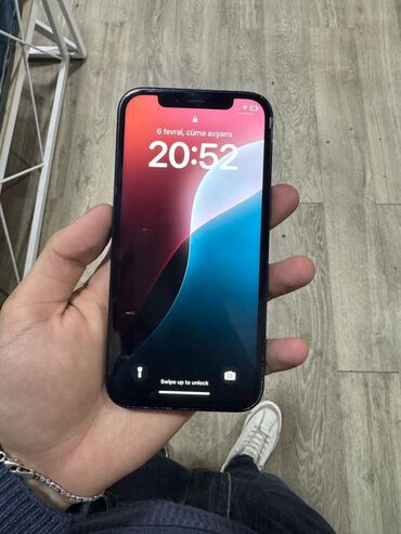 Apple iPhone: IPhone 12, 128 GB, Blue Titanium, Simsiz şarj, Face ID