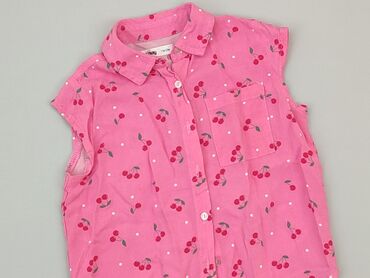 sukienka letnia różowa: Shirt 5-6 years, condition - Very good, pattern - Print, color - Pink