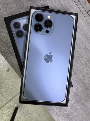 купить компьютер в бишкеке цены: IPhone 13 Pro Max, 256 ГБ, Sierra Blue, Куту