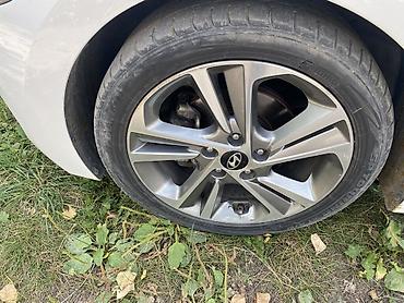 диски hyndai: Литые диски Hyundai + летние шины 225/45 R17 - Оригинальные — 1
