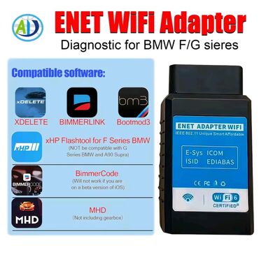 Alati za automobile: ENET WiFi OBD2 za BMW F/G Seriju BimmerCode/link, Bootmod3 za iOS i — 16