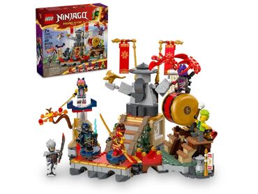 барабаны детские: НОВИНКА ИЮНЯ 2024!Lego 71818 Ninjago Турнирная боевая арена НИНДЗЯГО