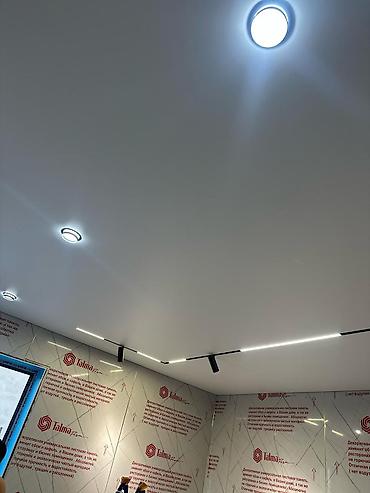 Натяжной потолок: Натяжной потолок Глянцевое, Матовое, 3D потолки Гарантия, Бесплатная консультация, Бесплатный замер — 4