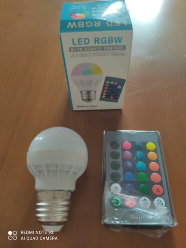 LED lampalar: Pult ilə işləyən Lamışqa satılır.Heç işlənməyib.Heç bir problemi — 4