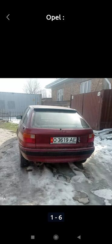опель вектор: Opel Astra: 1992 г., 1.6 л, Механика, Бензин, Седан