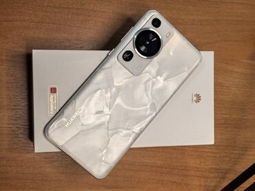 телефоны кант: Huawei P60 Pro, Колдонулган, 256 ГБ, түсү - Ак, 2 SIM