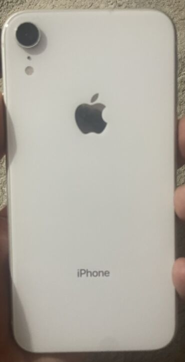 купить айфон х бу москва: IPhone Xr, Колдонулган, 64 ГБ, Ак, Каптама, 100 %