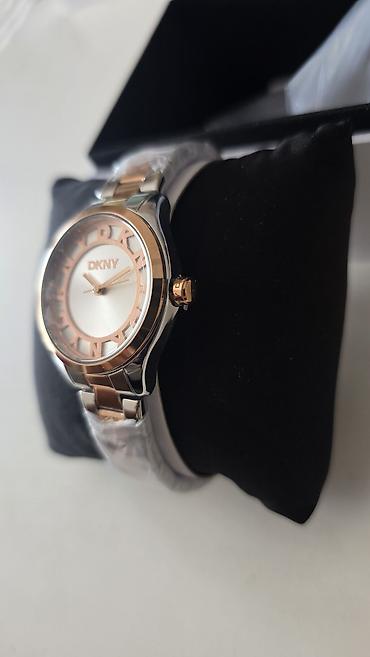 metalna narukvica za sat 22mm: DKNY ženski ručni sat – elegantan dvozančni dizajn (srebrna i — 2