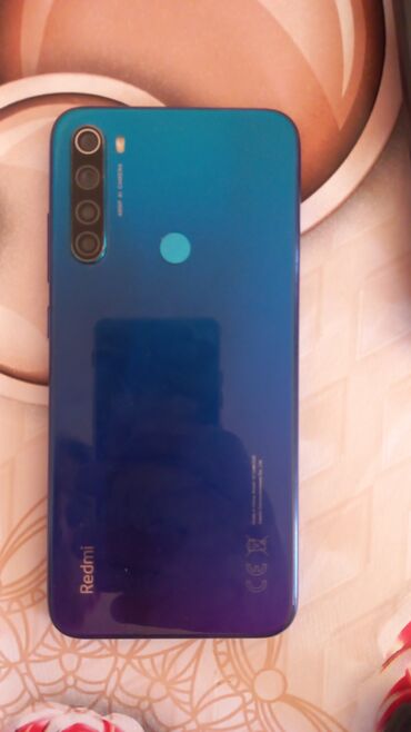 Haima: Redmi Note 8, 32 GB, rəng - Göy, Barmaq izi