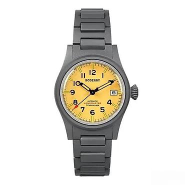 Ručni satovi: AKCIJA - Boderry Landmaster A14T - 38mm - Žuta - Titanium Boderry — 5