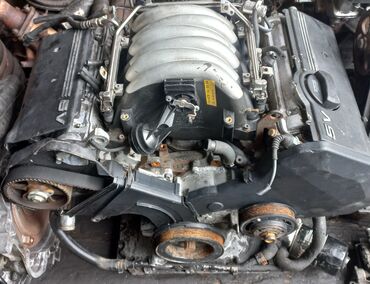 Двигатели, моторы и ГБЦ: Бензиновый мотор Audi 2001 г., 2.4 л, Б/у, Оригинал, Германия