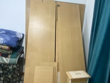 кухонный шкаф для посуды цена: Разборный шкаф/гардероб из ЛДСП цвета светлый дуб (или бук). Метр 2.00