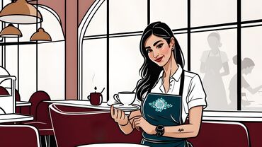 Ofisiantlar: Ofisiant tələb olunur, Kafe, Aylıq ödəniş, 18-29 yaş, 1 ildən az təcrübə