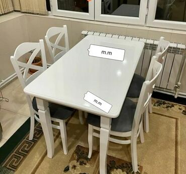 Masa və oturacaq dəstləri: Mətbəx üçün, Yeni, Açılmayan, Dördbucaq masa, 4 stul -da lalafo.az — 12 Masa və oturacaq dəstləri: Mətbəx üçün, Yeni, Açılmayan, Dördbucaq masa, 4 stul — 12