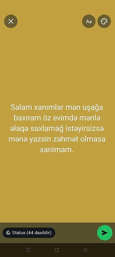 сиделка баку: Salam xanımam evimdə uşağa baxıram kim istəyirsə mənə zəng edsn zəhmət — 1