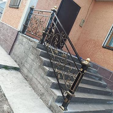 Изготовление перил: Изготовление перил Материал: Кованное железо, Наружные, Бесплатный замер — 205