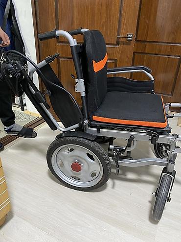 Инвалидные коляски: 28 000 KGS Электроколяска с джойстиком управления - Компактная — 8