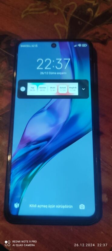 Xiaomi: Xiaomi Redmi Note 9S, 64 GB, rəng - Ağ, 
 Qırıq, Barmaq izi, Face ID