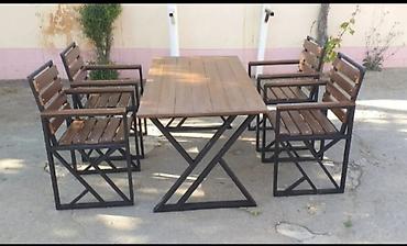 Bağ, çöl masa və oturacaq dəstləri: Yeni, Kvadrat masa, 6 stul, Açılmayan, Skameykalar ilə, Azərbaycan -da lalafo.az — 23 Bağ, çöl masa və oturacaq dəstləri: Yeni, Kvadrat masa, 6 stul, Açılmayan, Skameykalar ilə, Azərbaycan — 23