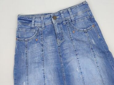 spódniczka midi z rozcięciem: Denim, Spódnica damska, rozmiar XL