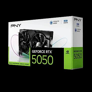 Видеокарта для ПК, Новый, PNY, GeForce RTX, 8 ГБ