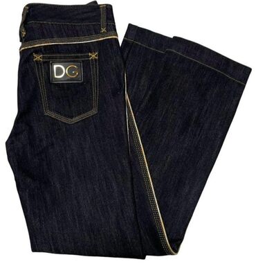 zara pantalone moje krpice: Dolce &Gabbana, original farmerice, crne, naznačeno 44 naša negde