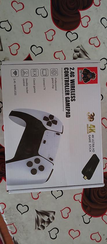 control: Məhsul: 2.4G Wireless Controller Gamepad + 4K Ultra HD Game Stick - — 1