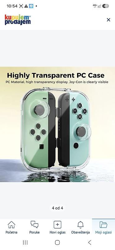 gps za auto cena: Prozirna PC kutija za Nintendo Switch Joy-Con kontrolere - — 1