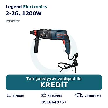 cekic 2018 cekic 2018: Elan başlığı: Perforator - 2-26, 1200W Elan mətni: Legend Electronics — 1