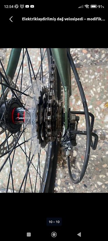 Velosipedlər: Dağ velosipedi – modifikasiya olunmuş Sadədə verirəm aksessuarsız 170₼ — 3