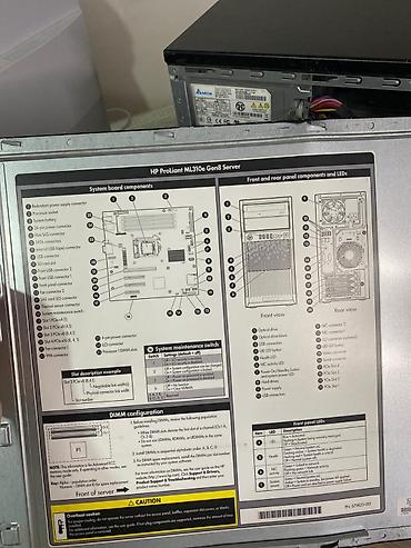 Серверы: HP ProLiant ML310e Gen8 – Tower tipli server Xüsusiyyətlər: - — 2