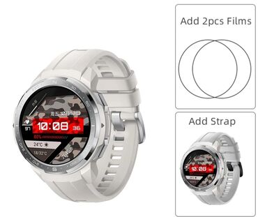 Smart saatlar: Yeni, Smart saat, Honor, Sensor ekran, rəng - Qara — 3