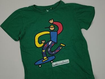 legginsy dziury: T-shirt, 11 years, 140-146 cm, condition - Good