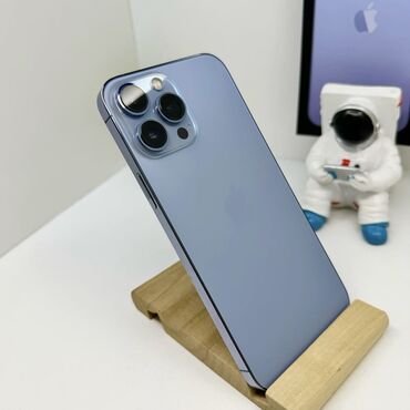 Apple iPhone: IPhone 13 Pro Max, Б/у, 256 ГБ, Pacific Blue, Чехол, 86 %