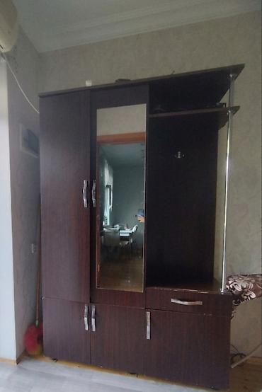 зеркало с подсветкой: Qonaq otağı üçün çoxfunksiyalı şkaf-komod - Material: laminat/LDSP — 1