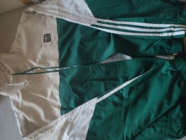 Спортивные костюмы: Мужской спортивный костюм, L (EU 40), Adidas, Б/у, цвет - Зеленый, Самовывоз, Платная доставка