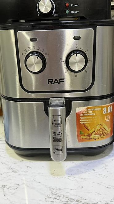RAF hava fritözü – 8.0L kapasite - Paslanmayan poladdan korpus