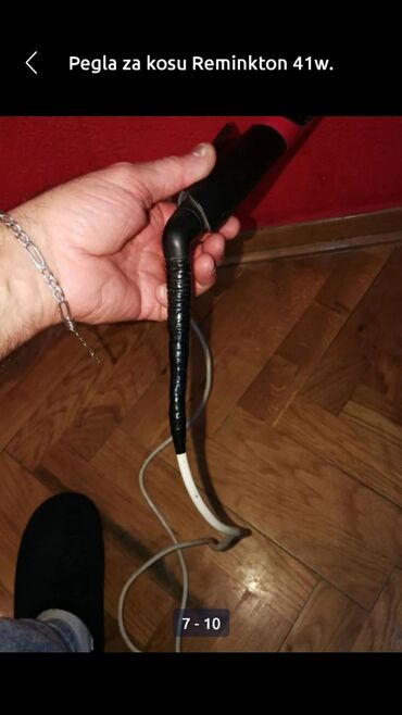 Prese za kosu: Pegla za kosu 41 w Remington dobra ispravna. Kabal uredu. Zbog — 5